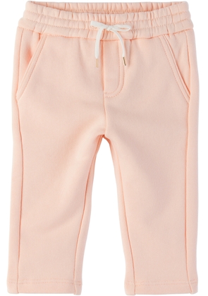 Chloé Baby Pink Embroidered Sweatpants