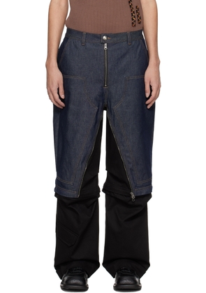Andersson Bell Indigo & Black Milly Jeans
