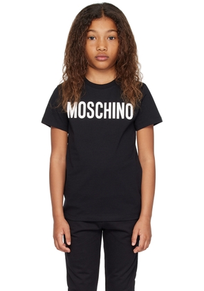 Moschino Kids Black Printed T-Shirt