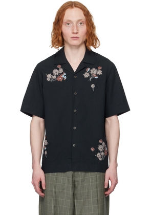 Paul Smith Navy Embroidered Shirt