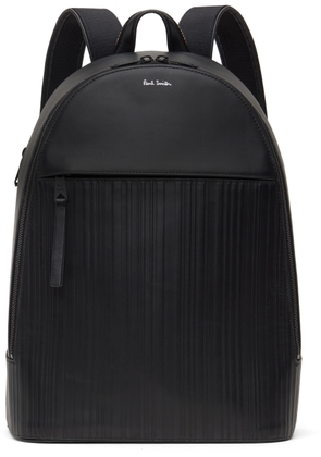 Paul Smith Black Shadow Stripe Backpack