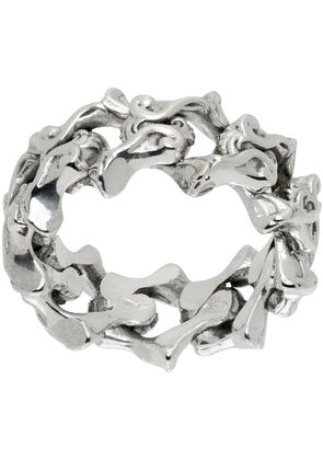 Emanuele Bicocchi Silver Arabesque Chain Ring