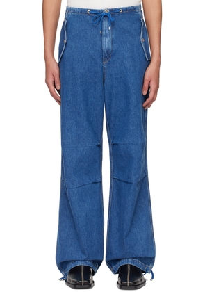 Dion Lee Blue Relaxed Jeans