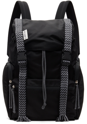Lanvin Black Curb Backpack