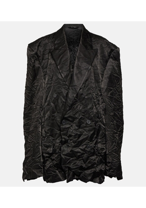 Balenciaga Steroid oversized satin blazer