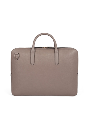 Smythson Lightweight Large Briefcase in Panama
