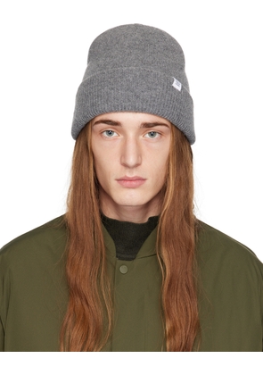 NORSE PROJECTS Gray Rib Beanie