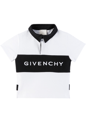 Givenchy Baby White Embroidered Polo