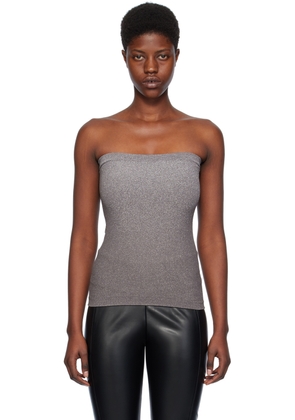 Wolford Silver Fading Shine Tube Top
