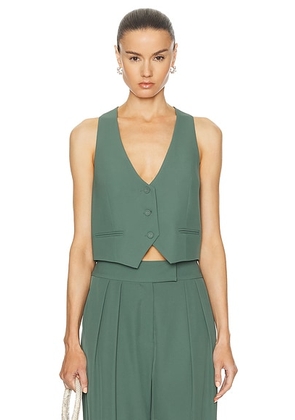 The Sei Vest in Thyme - Green. Size 0 (also in 2, 4, 8).