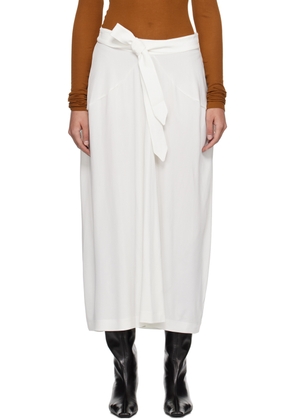 BITE White Strap Maxi Skirt