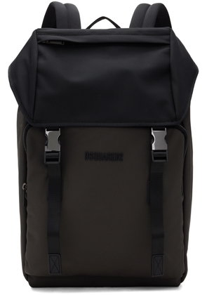 Dsquared2 Black & Gray Urban Backpack