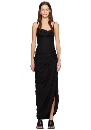 JACQUEMUS Black Les Classiques 'La robe Saudade longue' Maxi Dress