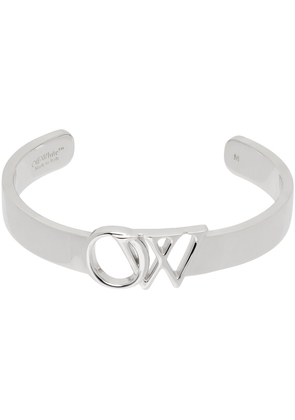 Off-White Silver 'OW' Bracelet