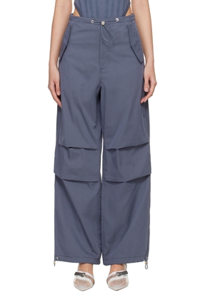 Dion Lee Gray Parachute Trousers