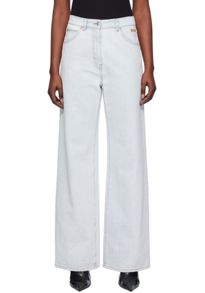 MSGM Blue Faded Jeans