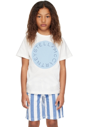 Stella McCartney Kids White Disc T-Shirt