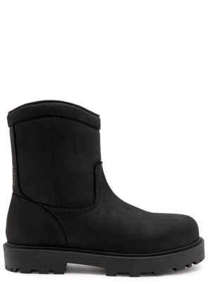 Givenchy Storm Nubuck Leather Ankle Boots - Black - 41 (IT41 / UK7)