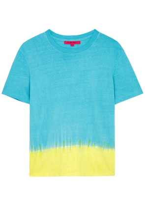The Elder Statesman Dip-dyed Cotton-blend T-shirt - Blue - M (UK12 / M)