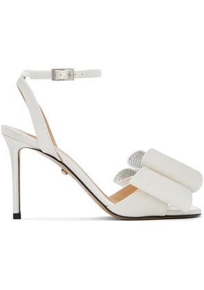 MACH & MACH White 'Le Cadeau' 95 Heeled Sandals