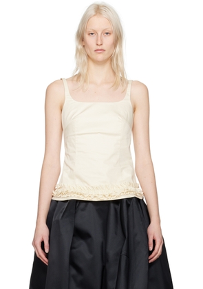 Molly Goddard Off-White Camille Tank Top