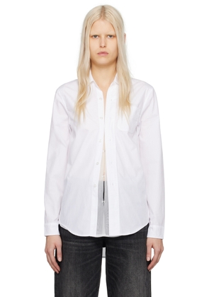 R13 White Foldout Shirt