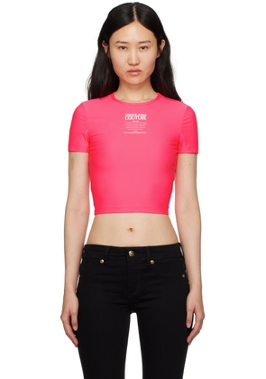 Versace Jeans Couture Pink Print T-Shirt