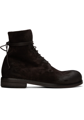 Marsèll Brown Zucca Media Lace-Up Ankle Boots