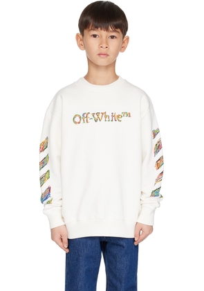 Off-White Kids White Sketch Sweatshirt