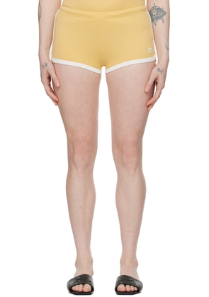Courrèges Yellow Contrast Shorts