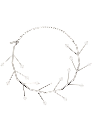 HUGO KREIT Silver Wishbone Necklace