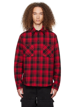 Off-White Red Check Shirt