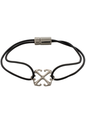 Off-White Black & Gunmetal Arrow Cable Bracelet