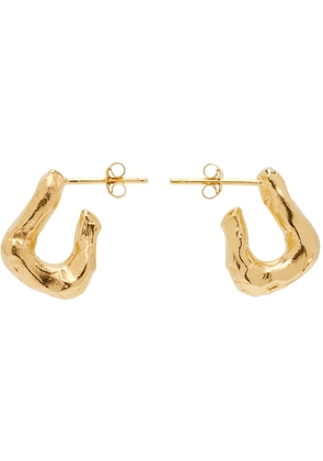 Alighieri Gold 'The Mini Link of Wanderlust' Hoop Earrings