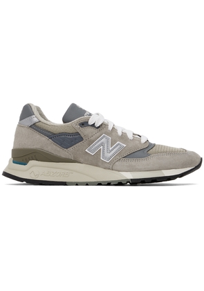New Balance Gray Made In USA 998 Core Sneakers