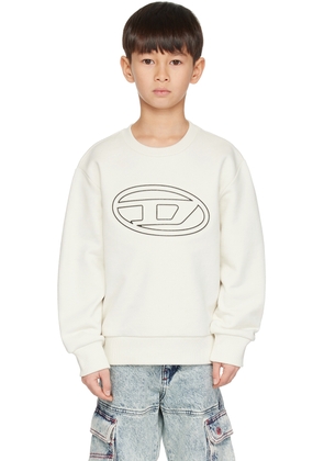Diesel Kids Beige Crewneck Sweatshirt