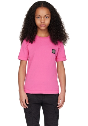 Stone Island Junior Kids Pink 20147 T-Shirt