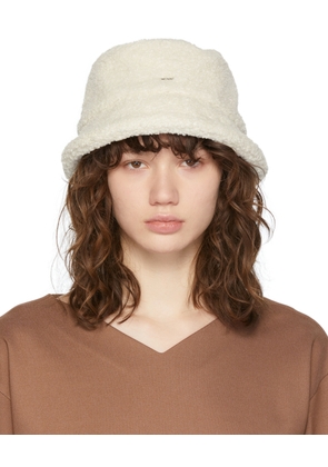 Hugo Off-White Fleece Bucket Hat