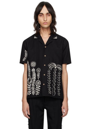 Andersson Bell Black May Embroidery Shirt