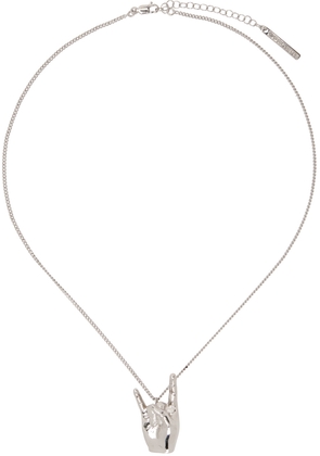 Y/Project Silver Rock On Necklace
