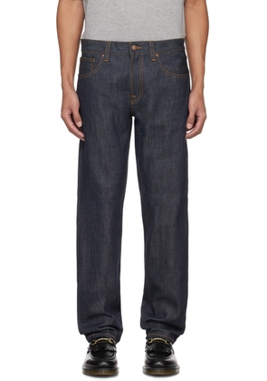 Nudie Jeans Navy Gritty Jackson Jeans