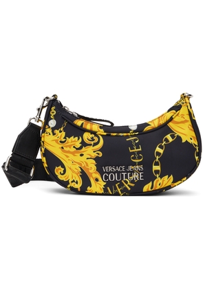 Versace Jeans Couture Black & Yellow Hardware Bag