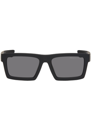 Prada Eyewear Black Linea Rossa Active Sunglasses