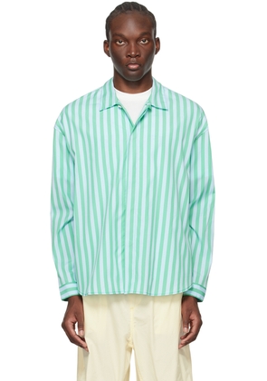 SUNNEI Green & Blue Striped Shirt