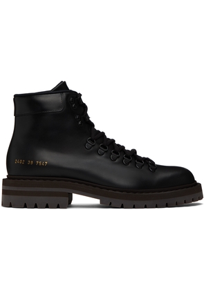 Common Projects Black Hiking Boots