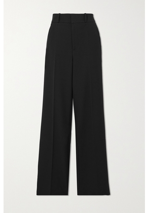 FRAME - Relaxed Stretch-crepe Straight-leg Pants - Black - US0,US2,US4,US6,US8,US10,US12,US14