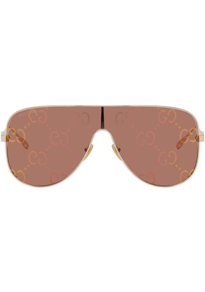Gucci Rose Gold Mask Sunglasses