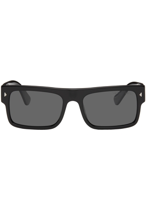Prada Eyewear Black Rectangular Sunglasses