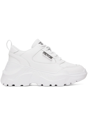 Versace Jeans Couture White Speedtrack Sneakers