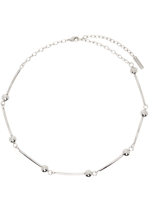 HUGO KREIT Silver Particle Chain Necklace